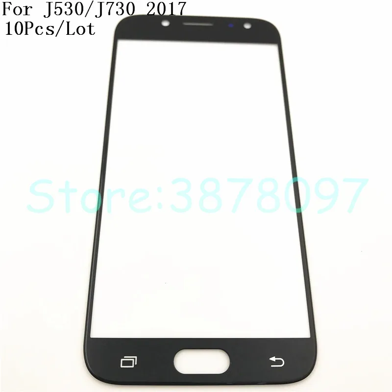 10 шт./лот сенсорный экран для Samsung Galaxy J5 J7 J5Pro 2017 J530 J730 стекло ЖК дисплей передняя