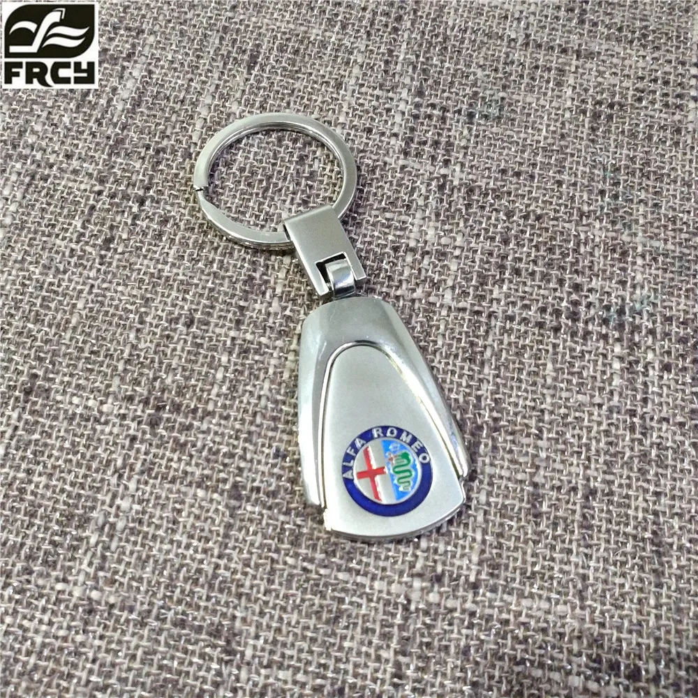 Мода металла автомобилей брелок кольцо для ALFA ROMEO 159 147 156 Giulietta Mito паук GT ключ