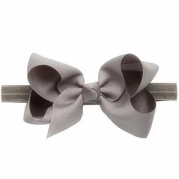 100pcs/lot Latest design handmade satin adjustable elastic twist bows headband for girls