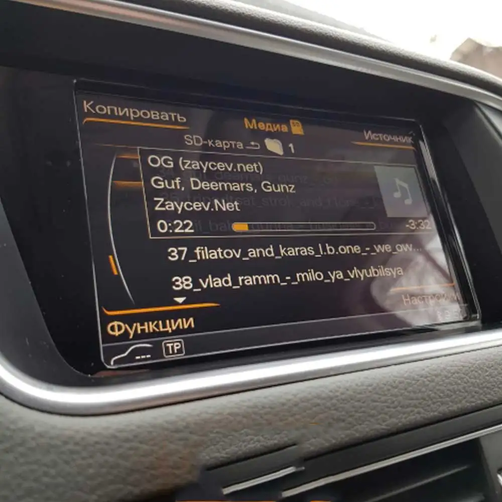 Защита экрана для Audi A4 B8 A5 8T 2008- Автомобильная gps-навигация Закаленное стекло Защитная пленка для экрана автомобильные аксессуары