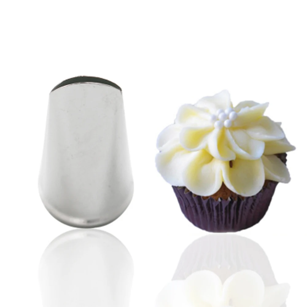 1 шт. Нержавеющая сталь Творческий глазури трубопроводов сопла из сахара Крем