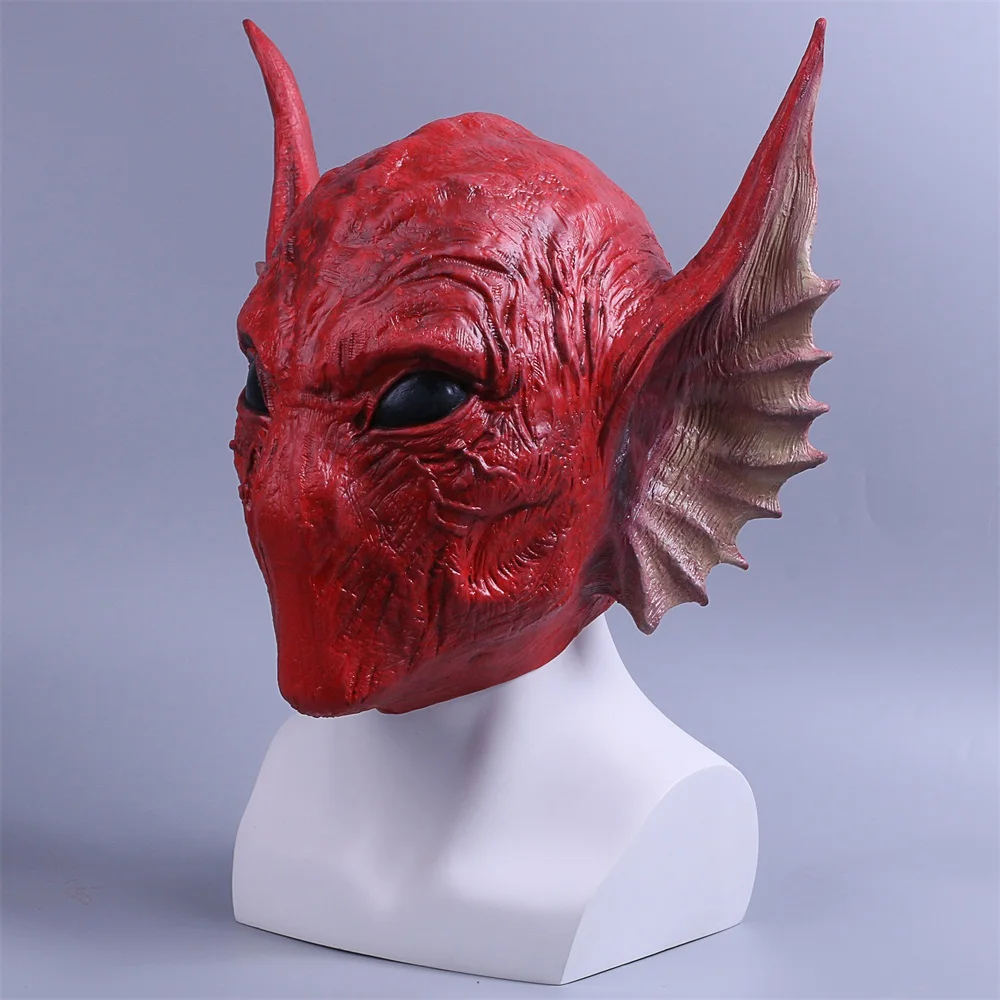 Маска стражи Галактики Vol. 2 Krugarr of LEM serpentine alien Full Head латексные маски для косплея реквизит Вечерние Маски на Хэллоуин