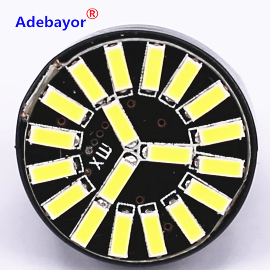 5 шт. T20 7443 W21/5 Вт безошибочный автомобильный Стайлинг 19smd 4014 SMD Реверсивный canbus