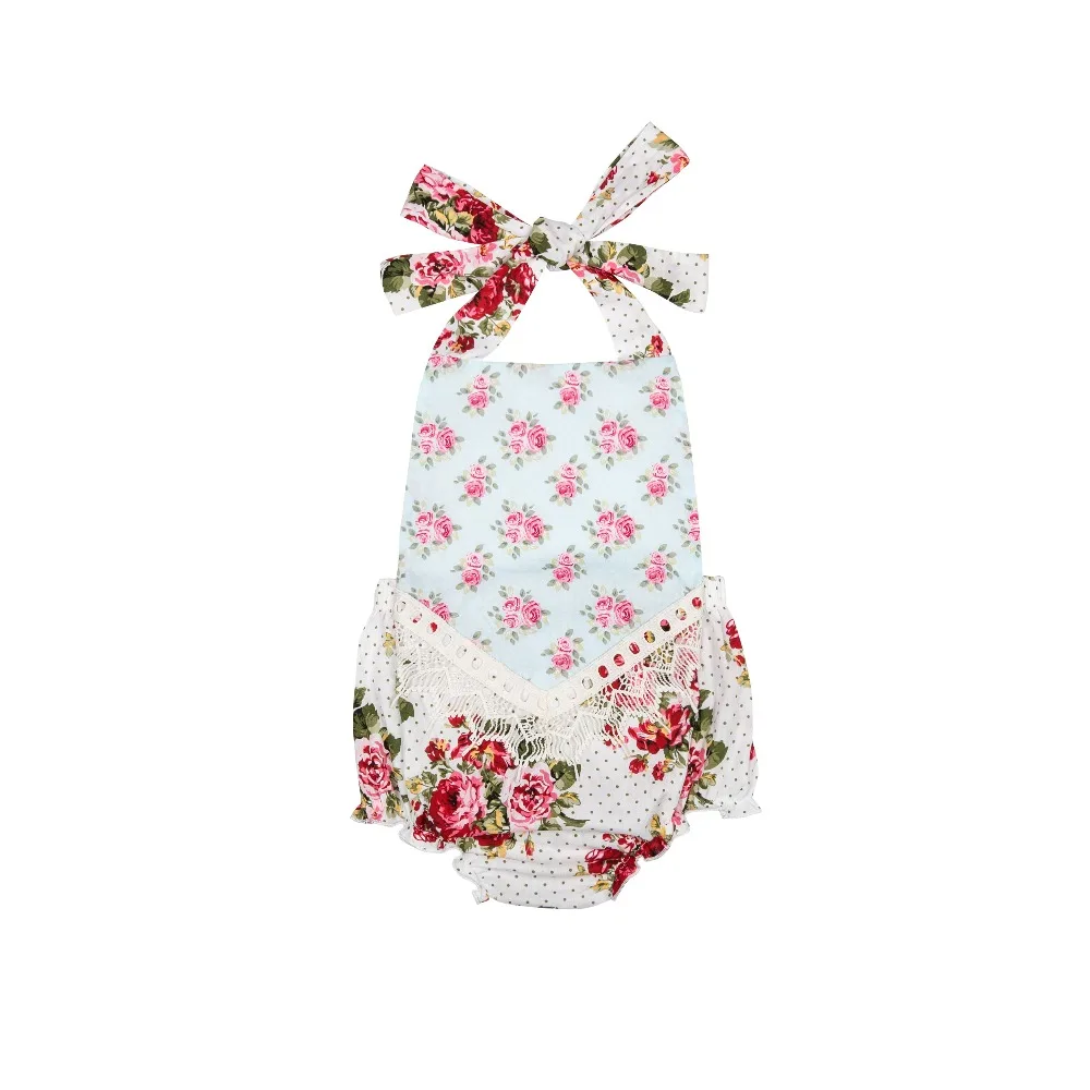 Детский комбинезон милые детские комбинезоны с цветочным рисунком кружевная