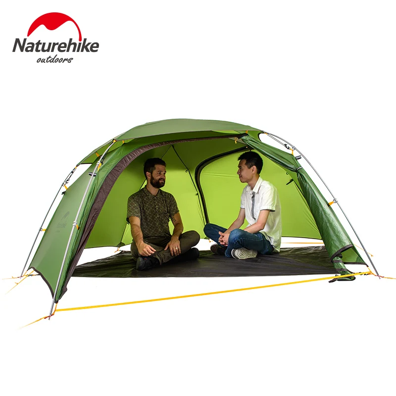 DHL,, Naturehike, облако, пик, 2 шестиугольные сверхлегкие палатки, 2 человека, для улицы, кемпинга, туризма, 4 сезона, двухслойная ветрозащитная палатка