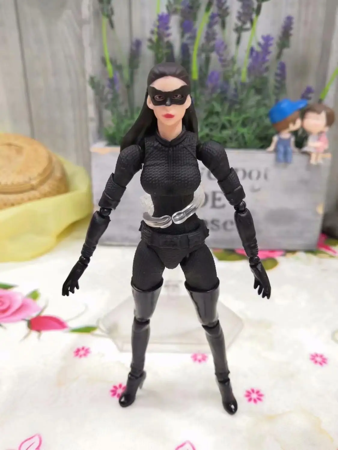 Фильм 15 см Темный рыцарь Трилогия Женщина-кошка Селина Кайл Mafex No.009 ПВХ фигурка