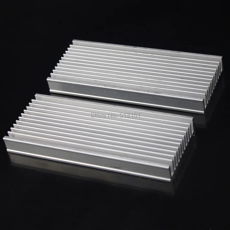 Алюминиевый Радиатор 30 шт./лот чип радиатора 120x50x12 мм для IC Светодиодный радиатор