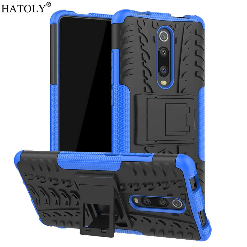 Чехол для Xiaomi Mi 9T Pro противоударный сверхпрочный армированный чехол силиконовый
