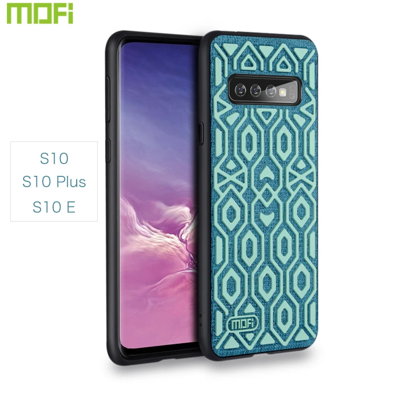 Чехол Mofi для Samsung S10 Plus чехол Galaxy S10E косая Нескользящая противоскользящая