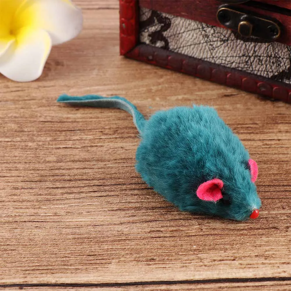 Новая мода 2 шт котенка кошка игра игрушки ложная мышь в крысе для питомца хороший
