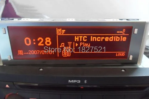 Оригинальная Поддержка USB Bluetooth 4 меню дисплей красный экран монитор 12 pin для Peugeot