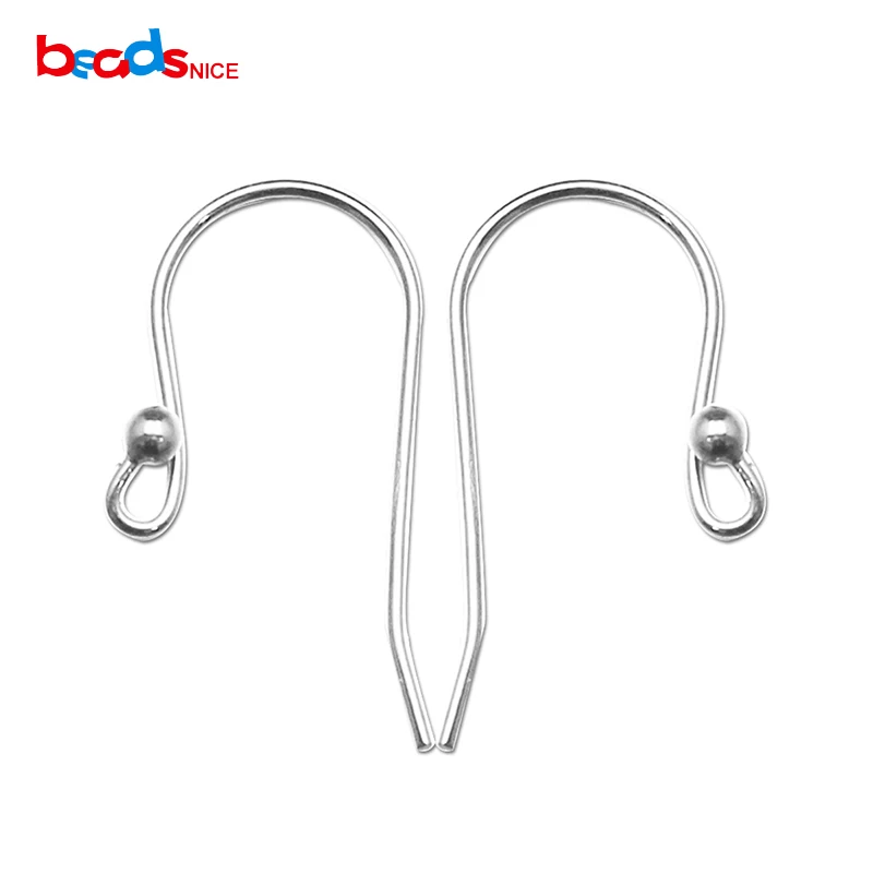 

Beadsnice 925 пробы серебряные серьги, крючок, серьги, серьги с шариковым концом для изготовления ювелирных изделий ID35825