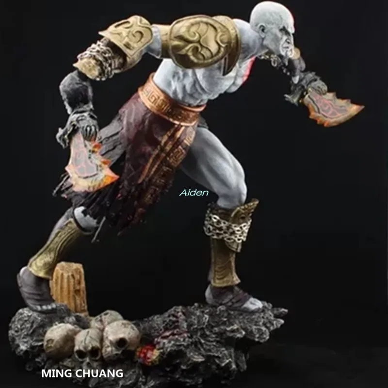 1" Статуя God of War Demigod Kratos бюст Antihero полная длина портрет боги GK фигурка Коллекционная модель игрушки 35 см B1390