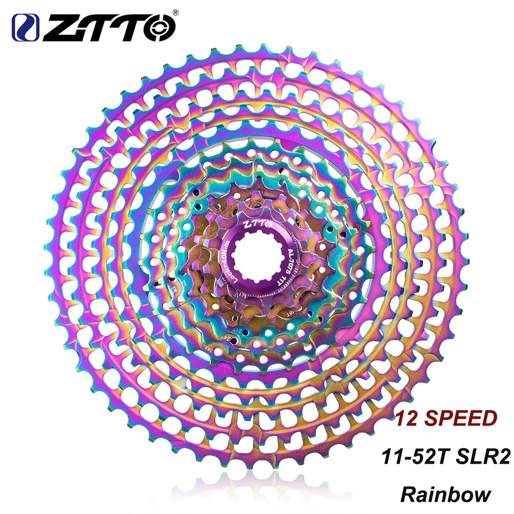Велосипед ZTTO MTB 12 Скоростей 11 52T SLR2 Сверхлегкая кассета Rainbow k7 S ток в CNC K7 свободное