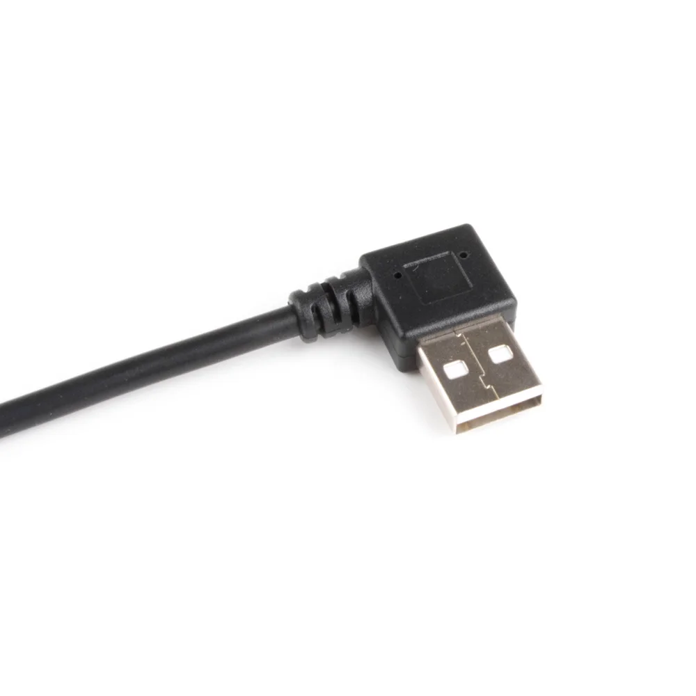 28 см левый угол USB 2 0 штекер на 90 градусов правый Micro 5 Pin кабель Шнур адаптер разъем