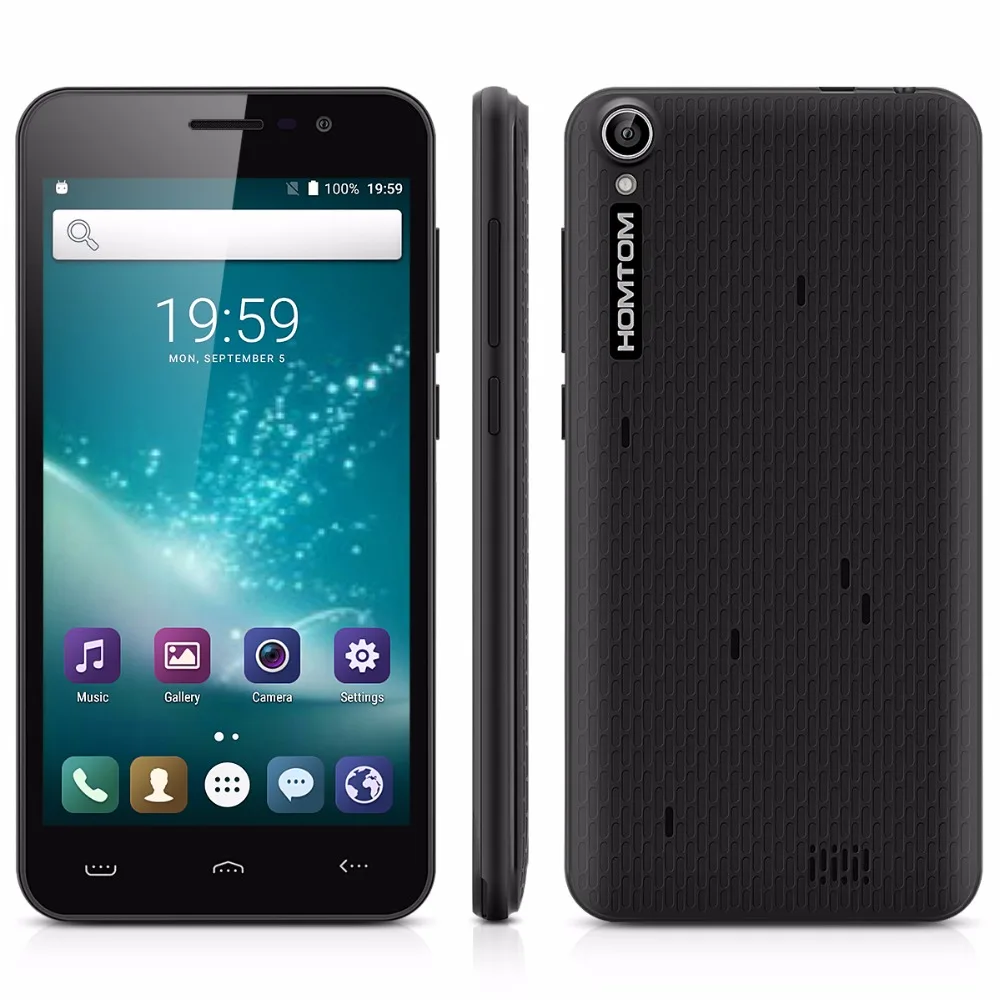 Оригинальный HOMTOM HT16 MTK6580 четырехъядерный Android 6 0 1 ГБ ОЗУ 8 Гб ПЗУ смартфон 5 дюймов