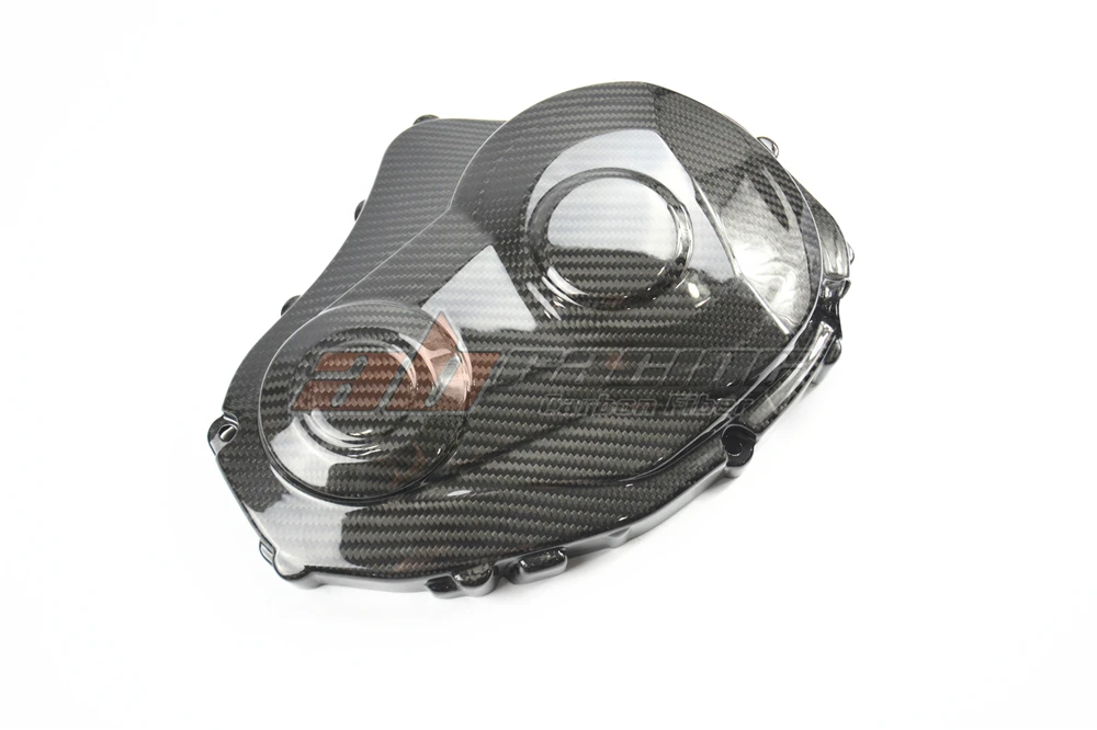 Крышка сцепления двигателя для Suzuki GSXR 1000 2009- полный углеродного волокна саржа