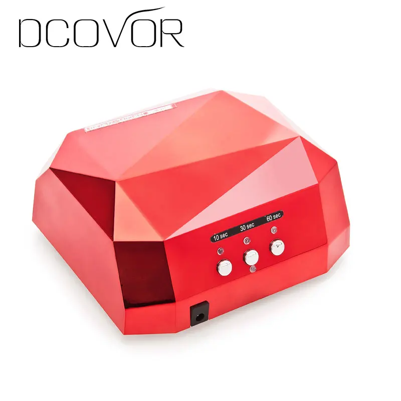 36 Вт Сушилка для ногтей в форме бриллианта УФ лампа светодиодный светильник