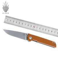 kizer tactical knife domin v4516a4 mini pocket knife g10 handle knife for camping essential hand tools