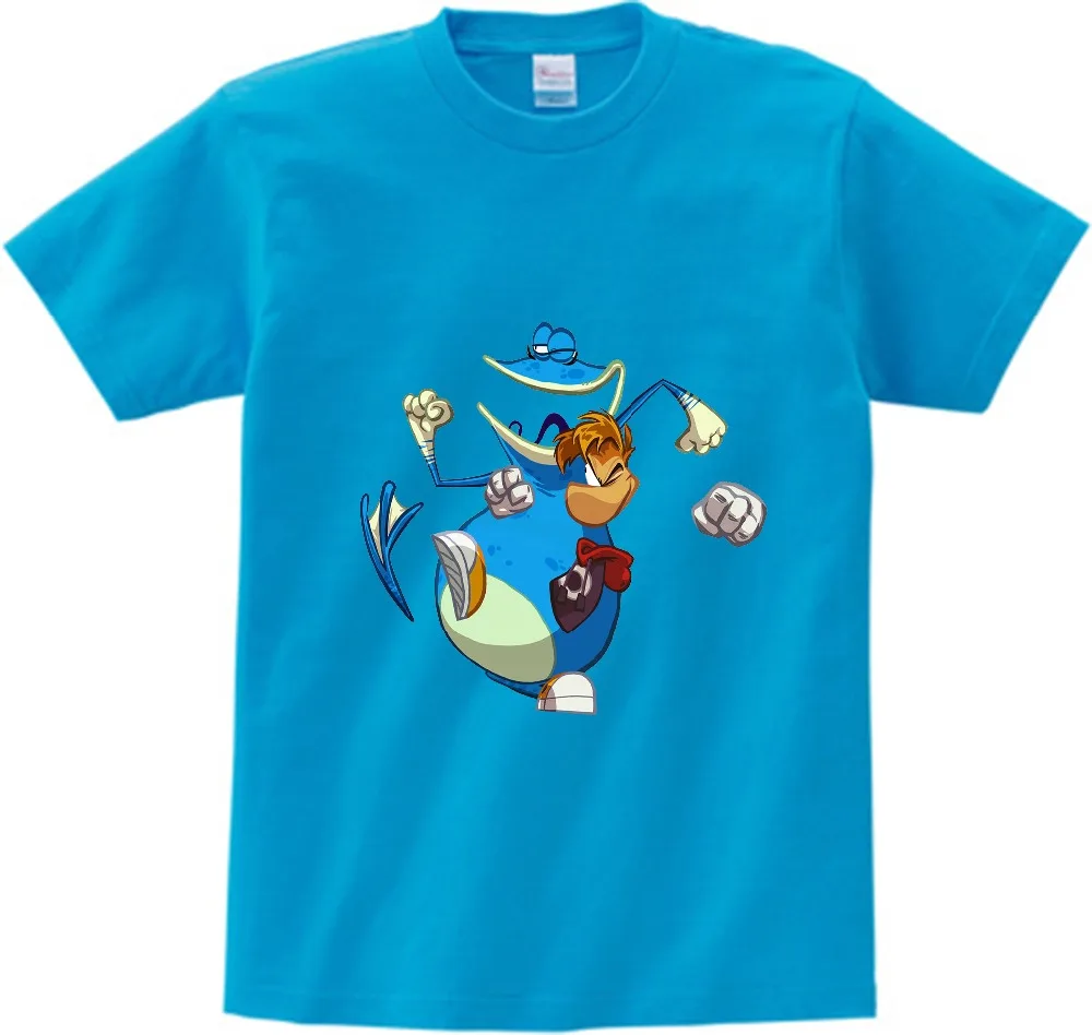 2020 летняя футболка с короткими рукавами детская хлопковая Футболка Fashiont Rayman Legends
