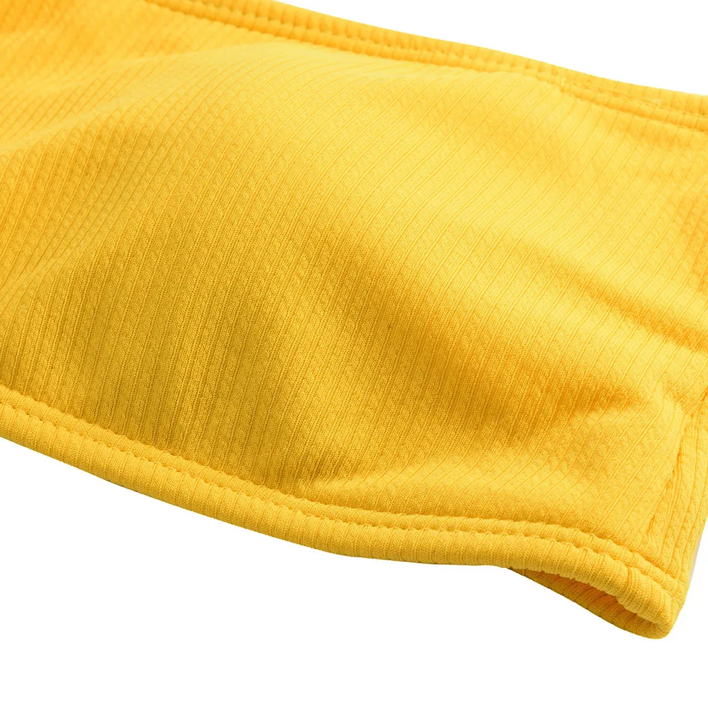 Женский купальник-бикини SAGACE однотонный купальник с цветочным принтом