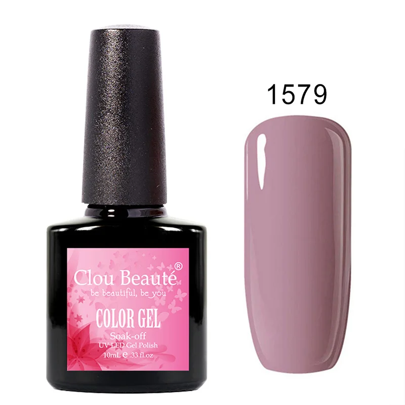 1579 Clou Beaute УФ гель лак для ногтей 10 мл Неоновый Цвет Гель-лак для ногтей впитывающий Гель-лак vernis полуперманентный uv 1579 - Цвет: 1579