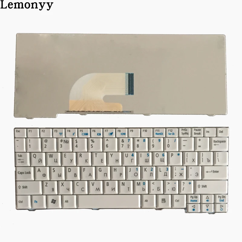 Русский/RU Клавиатура для ноутбука acer для Aspire One ZG5 D150 A150 A150L ZA8 ZG8 D210 D250 A110 KAV60 AO531H Emachines EM250