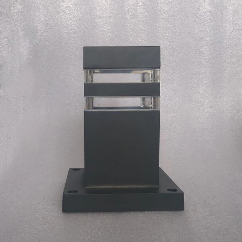 Водонепроницаемый алюминиевый фонарь на капитель колонны Европы двери колонна