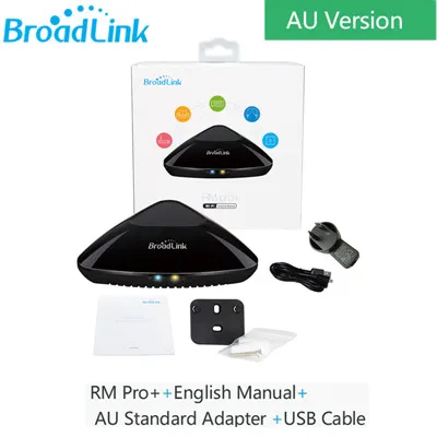 Broadlink RM33 RM Pro+/RM mini3 умный дом автоматизация универсальный пульт дистанционного управления интеллектуальный wifi+ IR+ RF переключатель - Цвет: AU RM Pro