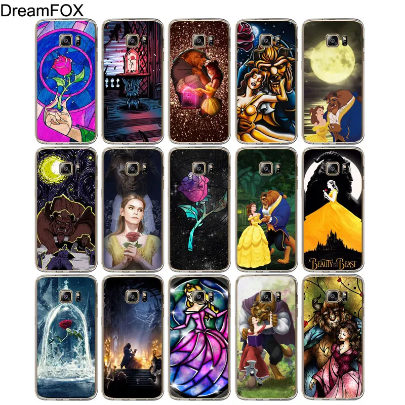 DREAMFOX L564 Beauty Beast Soft TPU Silicone Case Cover For Samsung Galaxy Note S 6 7 8 9 10 10e 11 11e Lite Edge Plus |