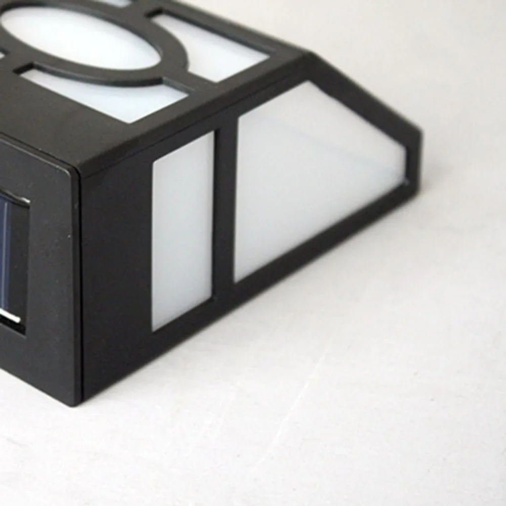 Bright Solar Power Classic Wall Lamp Outdoor Rainproof 2-LED Panel Light | Освещение
