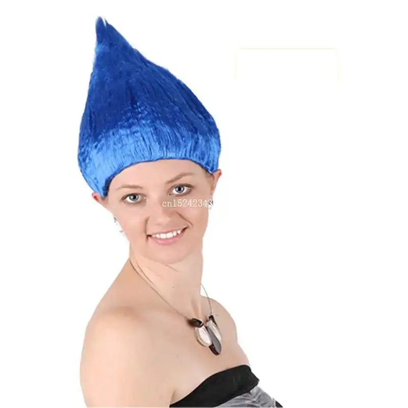 20 шт. парик тролля Поппи для детей 36 см комплект детской одежды маскарада