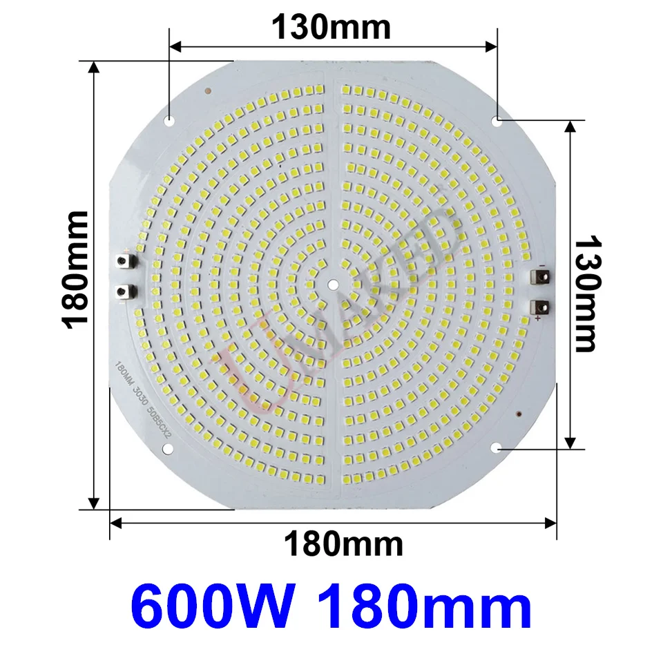 2 шт Полный мощный светодиодный светильник PCB 200 Вт 300 Вт 400 Вт 500 Вт 600 Вт SMD3030 светодиодный PCB, алюминиевая пластина для Светодиодный люстры