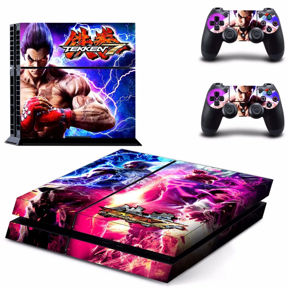 Tekken 7 PS4 наклейка на всю кожу лицевые панели для Sony playstation 4 консоль и контроллер|sony