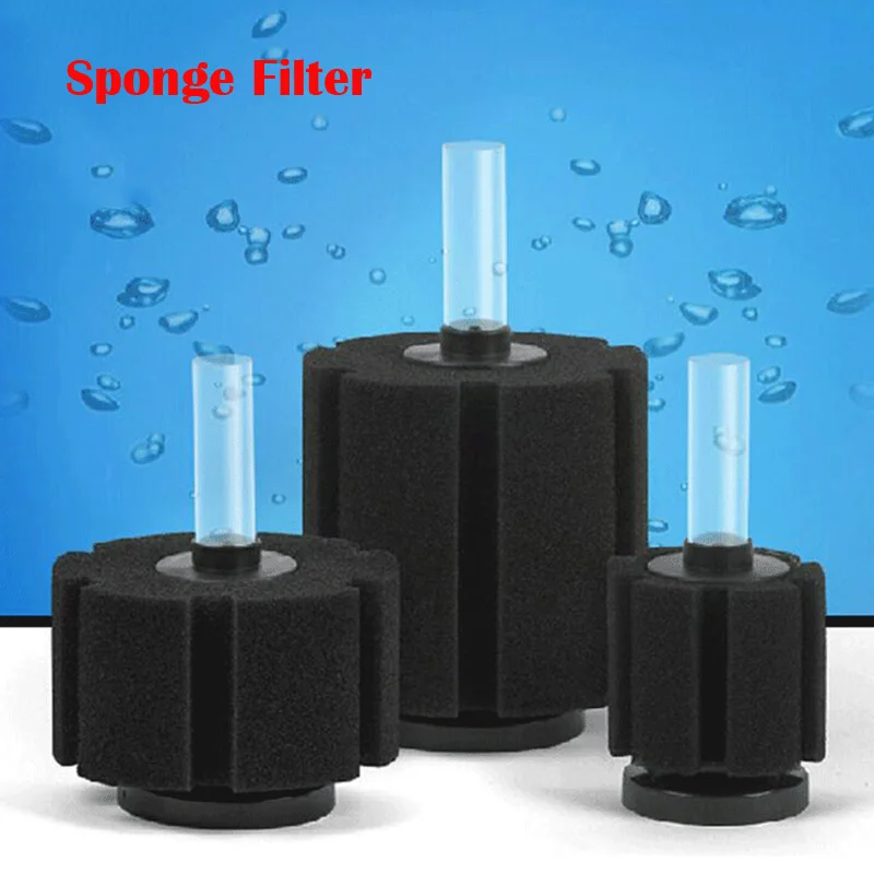 Sponge Filter 1 шт. фильтр для аквариума воздушный скиммер с насосом Биохимический Губчатый Фильтр для фильтрации аквариума водные питомцы продукты для рыб 10 - Цвет: Sponge Filter