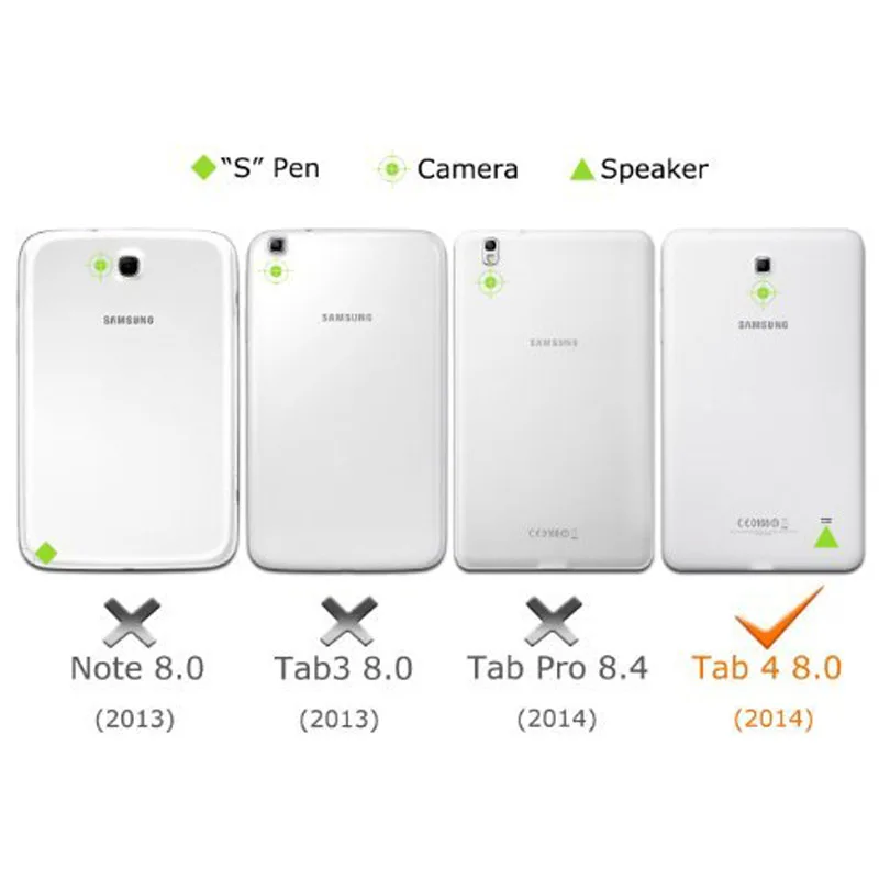 CucKooDo для Samsung Galaxy Tab 4 8. 0 '', тонкий флип-Стенд кожаный чехол для Samsung Galaxy Tab 4 8 дюймов T330/T335 со сном/пробуждением