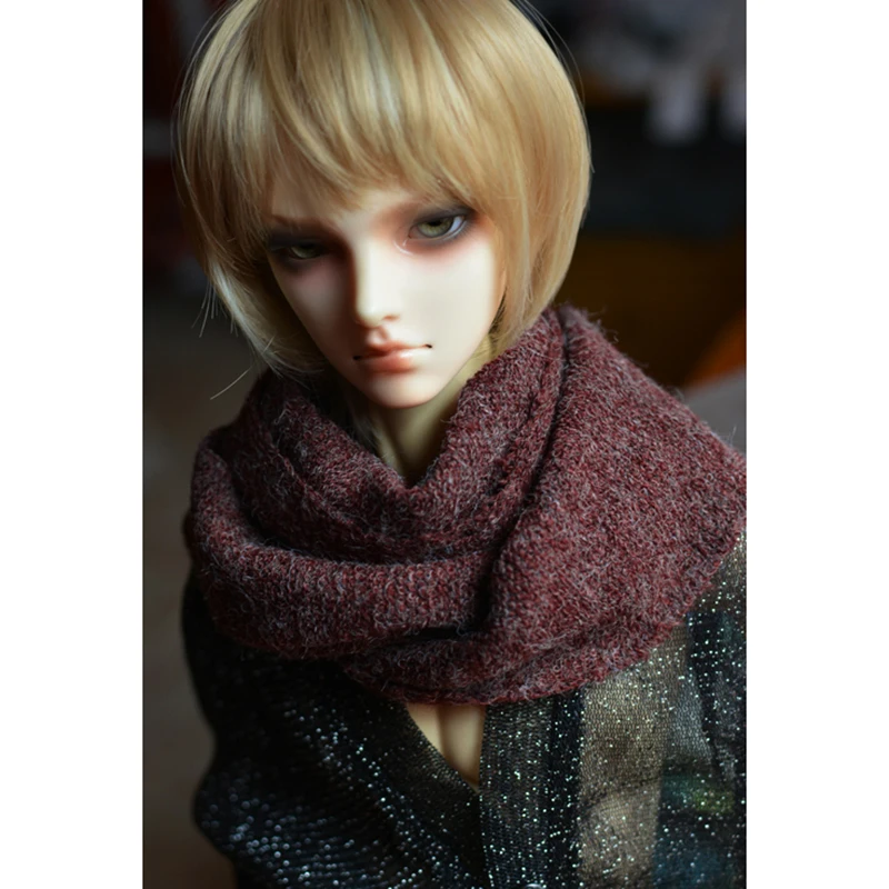BJD темно красный шарф для 1/3 24 &quot60 см высокой SD DK DZ AOD DD куклы Бесплатная доставка