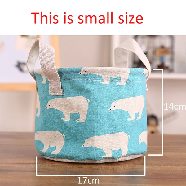 Drawstring корзина для хранения белья большая емкость Детская Игрушка Корзина для мытья корзина для белья органайзер для грязной одежды ведро для хранения - Цвет: small size