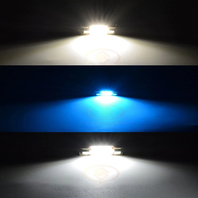 

JSTOP 6piece/set 2011-2014 GL8 led light t10 w5w 12VAC auto bulbs c5w 41mm high quality Festoon canbus automobile 4014SMD lamps