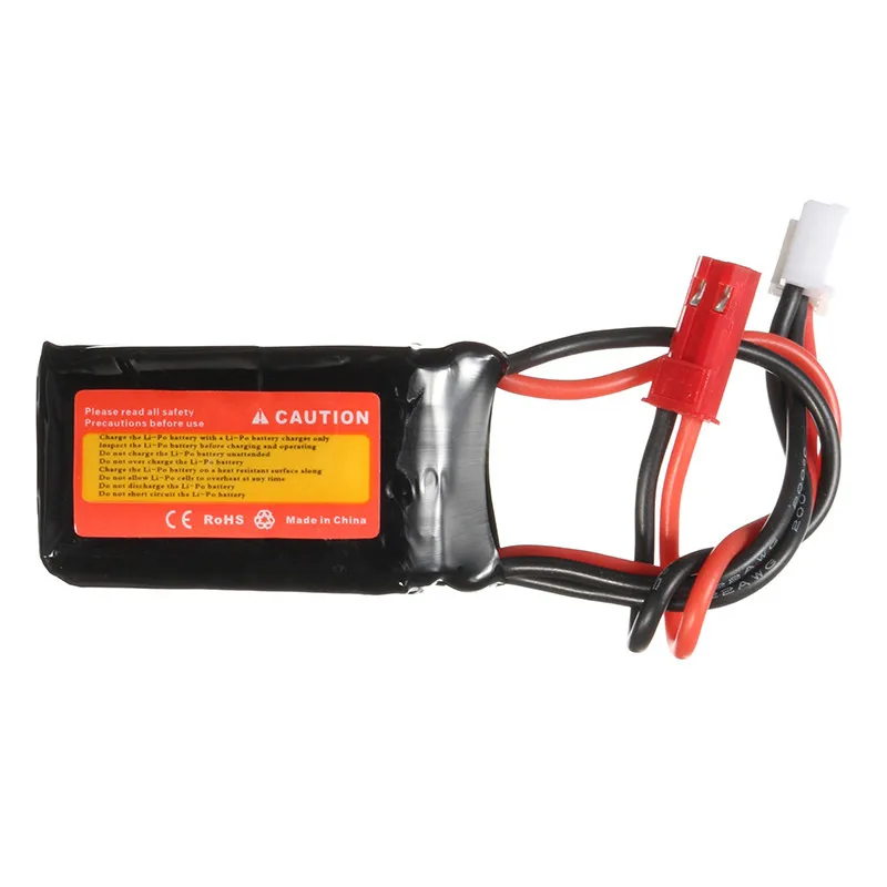 Новейший Tiger Power 7 4 в 450 мАч 60C 2S Lipo разъем батареи JST для радиоуправляемых гоночных