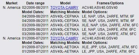 Механизм натяжения ремня совместим с Toyo-ta Camry OEM 16601-0V010 166010V010