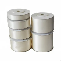 satin ribbon mubbery silk double faced thick ribbon for embroidery handcraft gift wrapping202 natural white10mroll