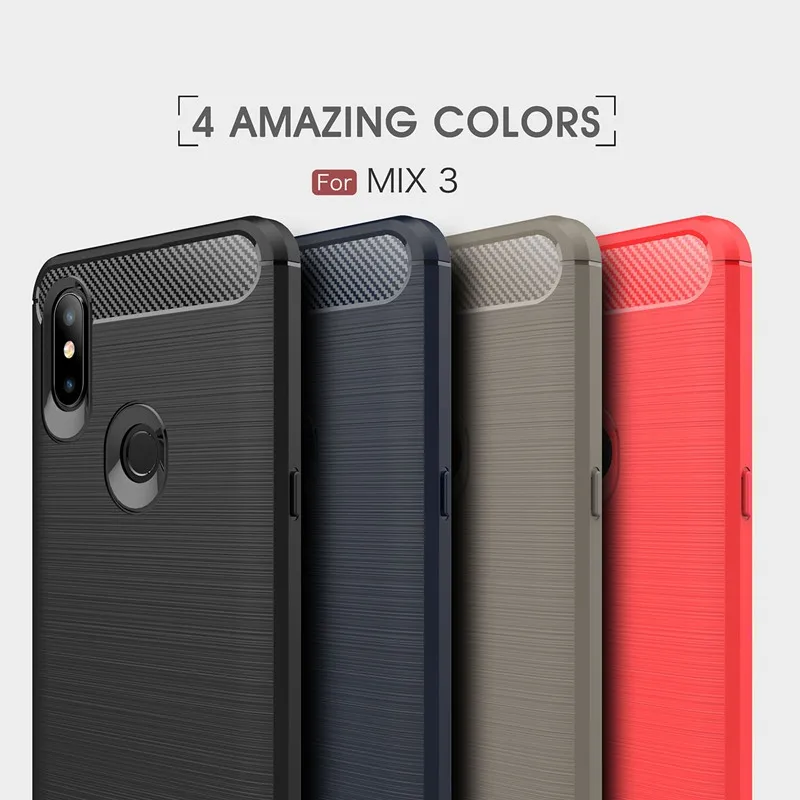 Чехлы из углеродного волокна для Xiaomi Mi 9 SE Mi9 Ударопрочный Мягкий силиконовый