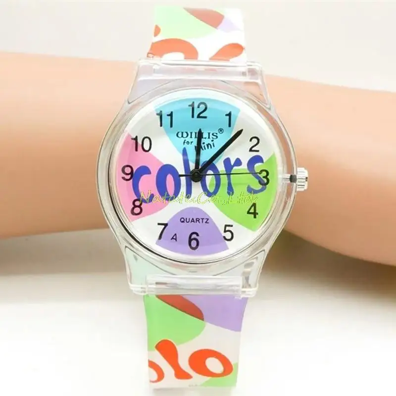 Fashion Woman Willis Quartz Watch Silicone Strap Design with kids waterproof Watches COLORS Cartoon Wristwatch Relogio Feminino | Наручные