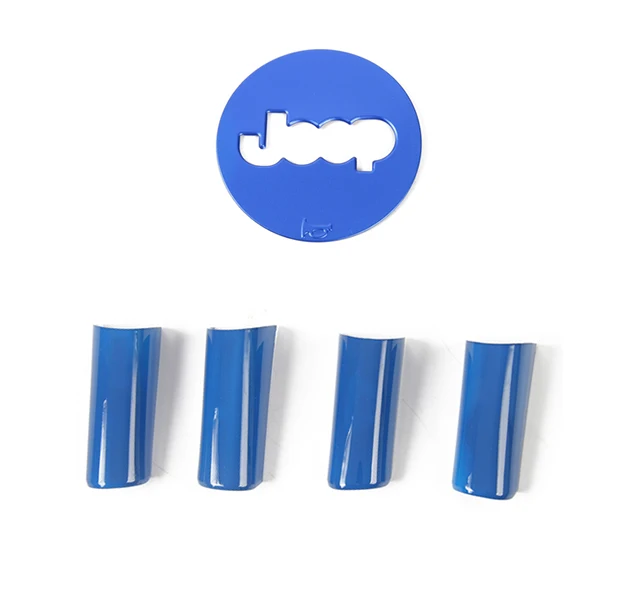 C-Blue SHINEKA интерьерные молдинги для Jeep Wrangler JK 2007-2010 автомобиль руль отделка комплект наклейки аксессуары для Jeep Wrangler JK - Color Name: C-Blue