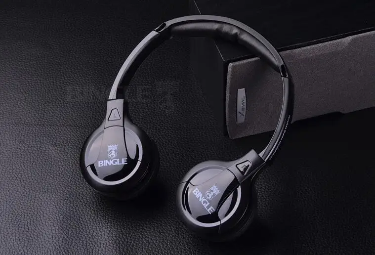 Bingle B616 многофункциональный стерео с микрофоном FM радио для MP3 PC Аудио гарнитура Беспроводные наушники для ТВ