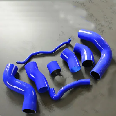 Синий 8 шт boost turbo интеркулер шланг для Audi TT/S3 225HP BAM/APX1999-2006; Seat Leon Cupra R BAM 2003-2006 EMS - Цвет: Синий