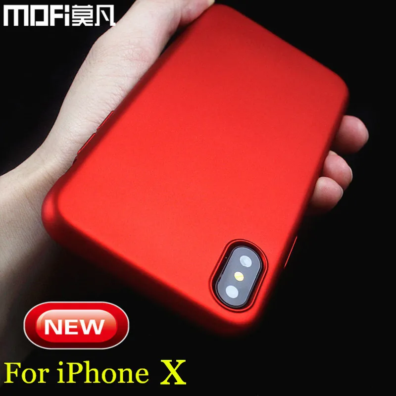 Чехол для iPhone x твердая задняя крышка роскошный красный черный capas iPhonex чехол