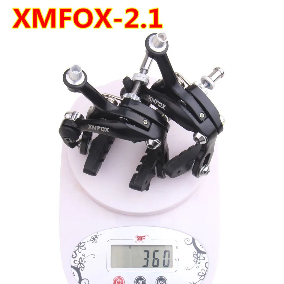 XMFOX-2.1 Road Brake Dual Pivot Bike Aluminum Side Pull Caliper Brake Front Rear Brake Road Racing Bicycle Brake Accessories