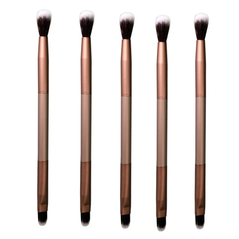 Кисти для теней с двойным концом 5 шт./лот ресницы румяна элегантная отбеленная